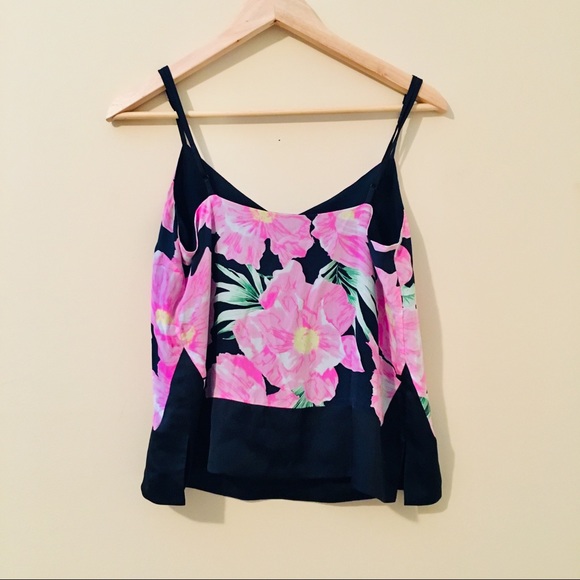 French Connection | Floral Poppy Silk Camisole - Picture 5 of 6
